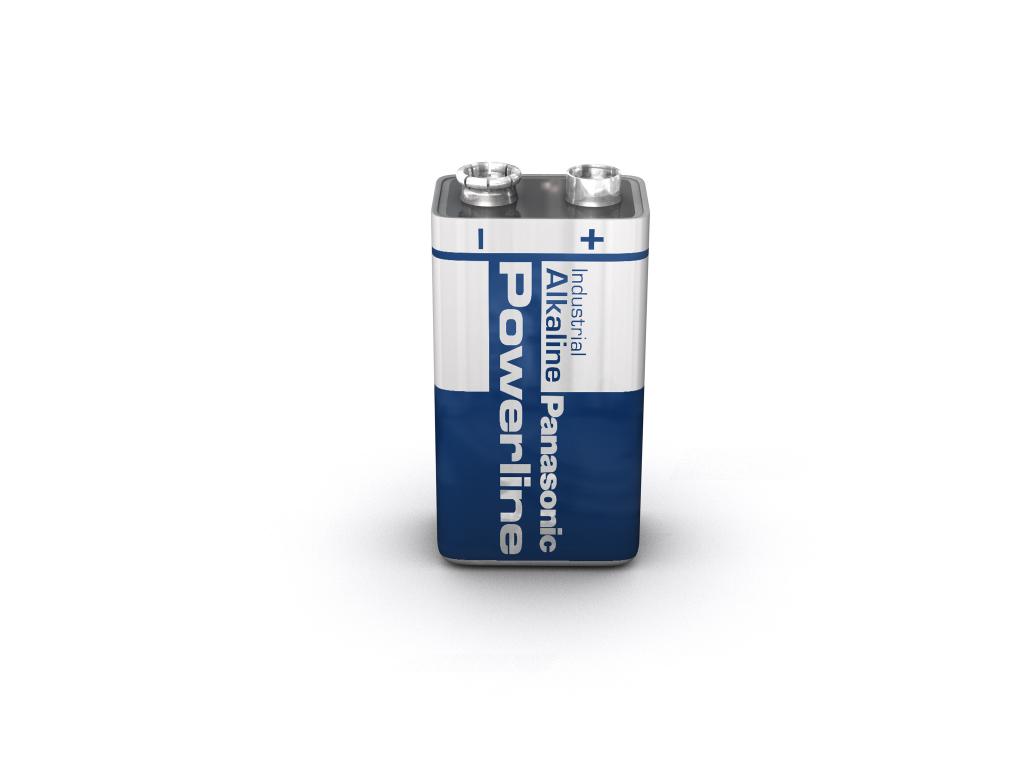 6LR61A/1P Panasonic Alkali-Mangan Batterie 