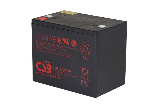 CSB-HRL12280W-FR CSB wartungsfr. AGM Bleibatterie 