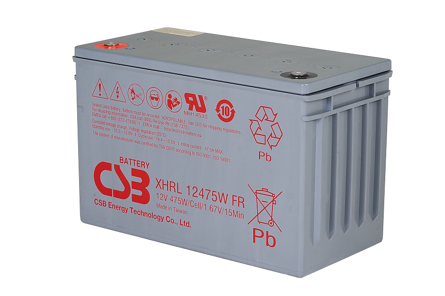 CSB-XHRL12475W-FR CSB wartungsfr. AGM Bleibatterie 
