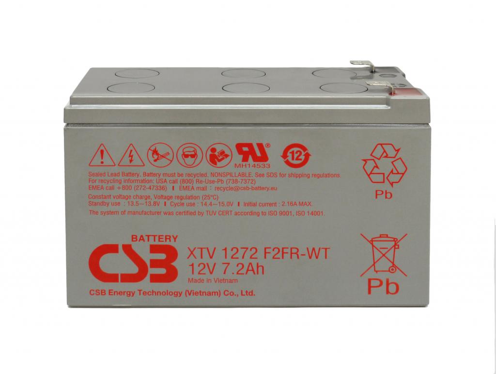 CSB-XTV1272FR CSB wartungsfr. AGM Bleibatterie 