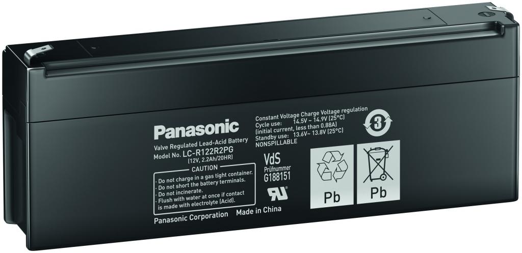 LC-R122R2PG Panasonic maintenance-free AGM lead acid battery 