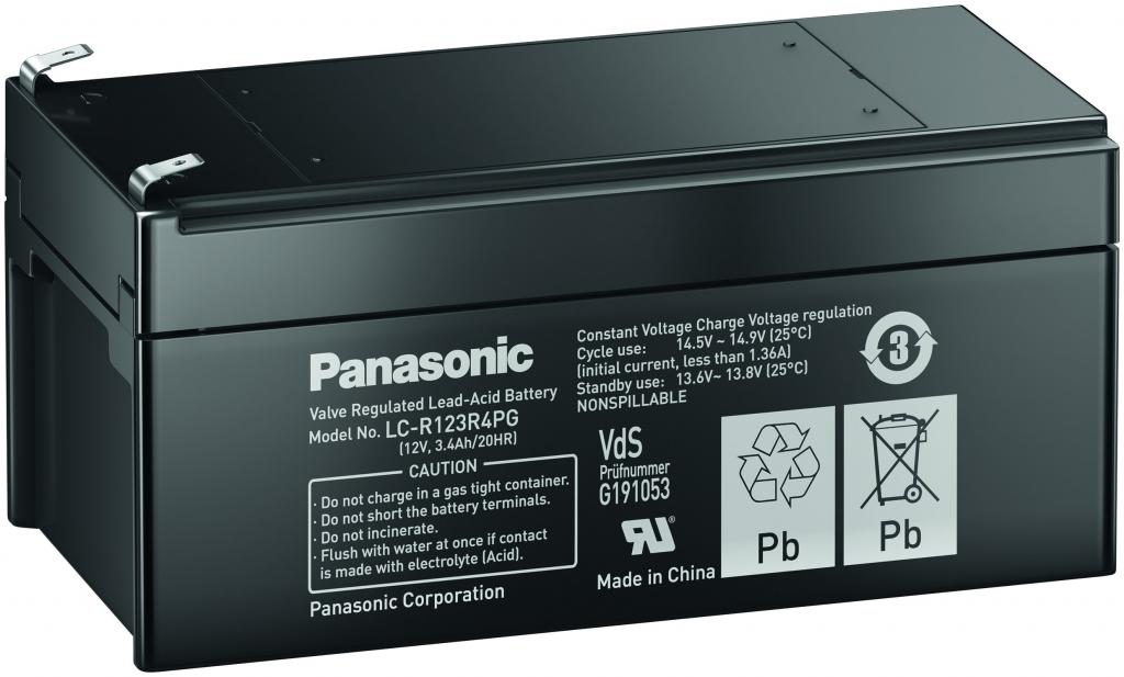 LC-R123R4PG Panasonic maintenance-free AGM lead acid battery 