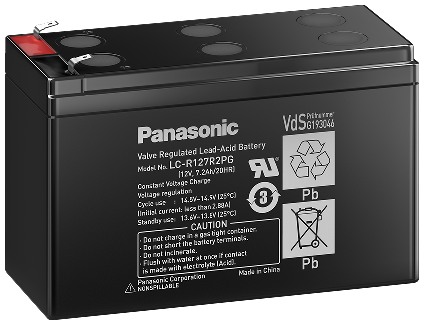 LC-R127R2PG1 Panasonic maintenance-free AGM lead battery 