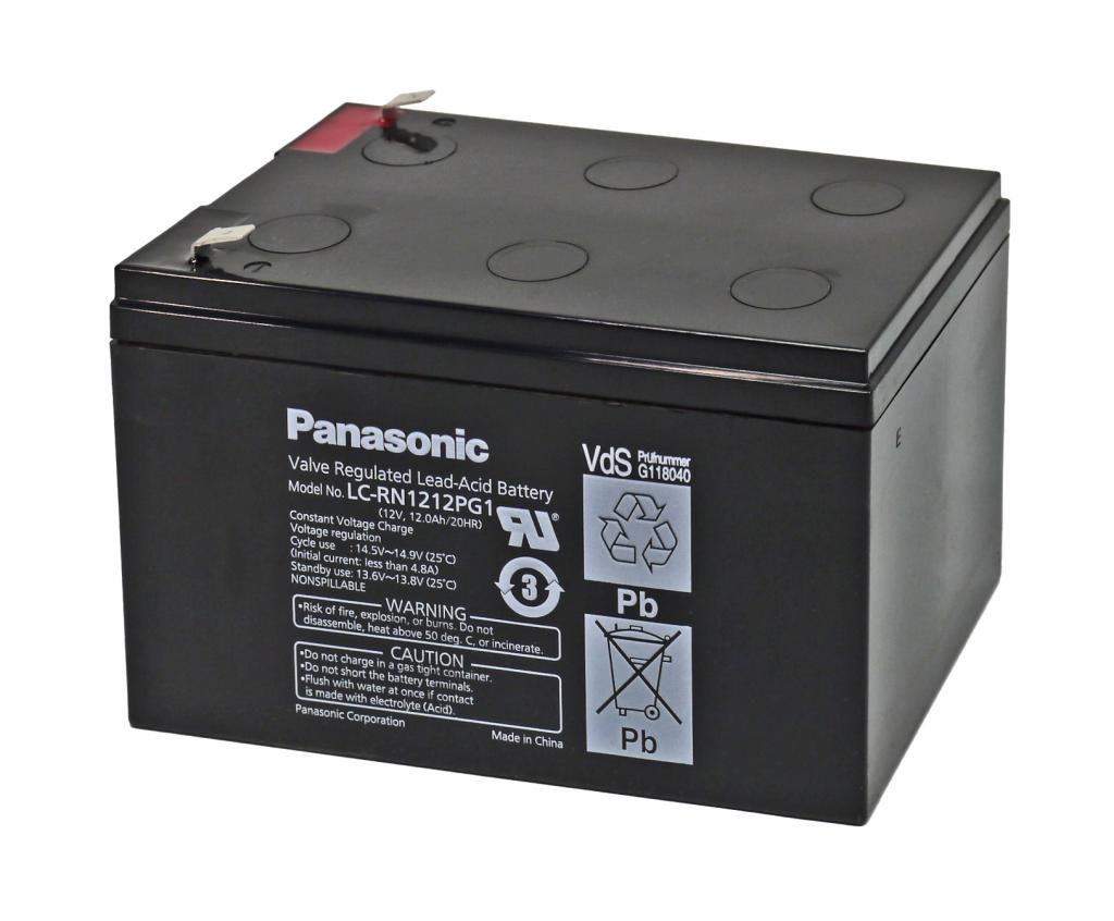 LC-RN1212PG1 Panasonic wartungsfr. AGM Bleibatterie 