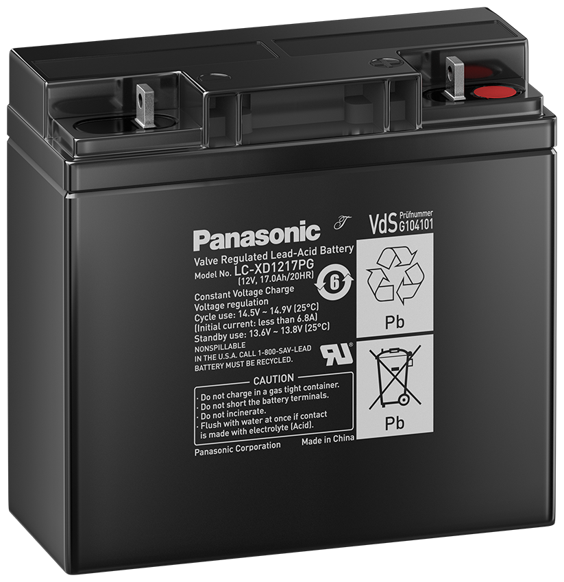 LC-XD1217APG Panasonic maintenance-free AGM lead acid battery 