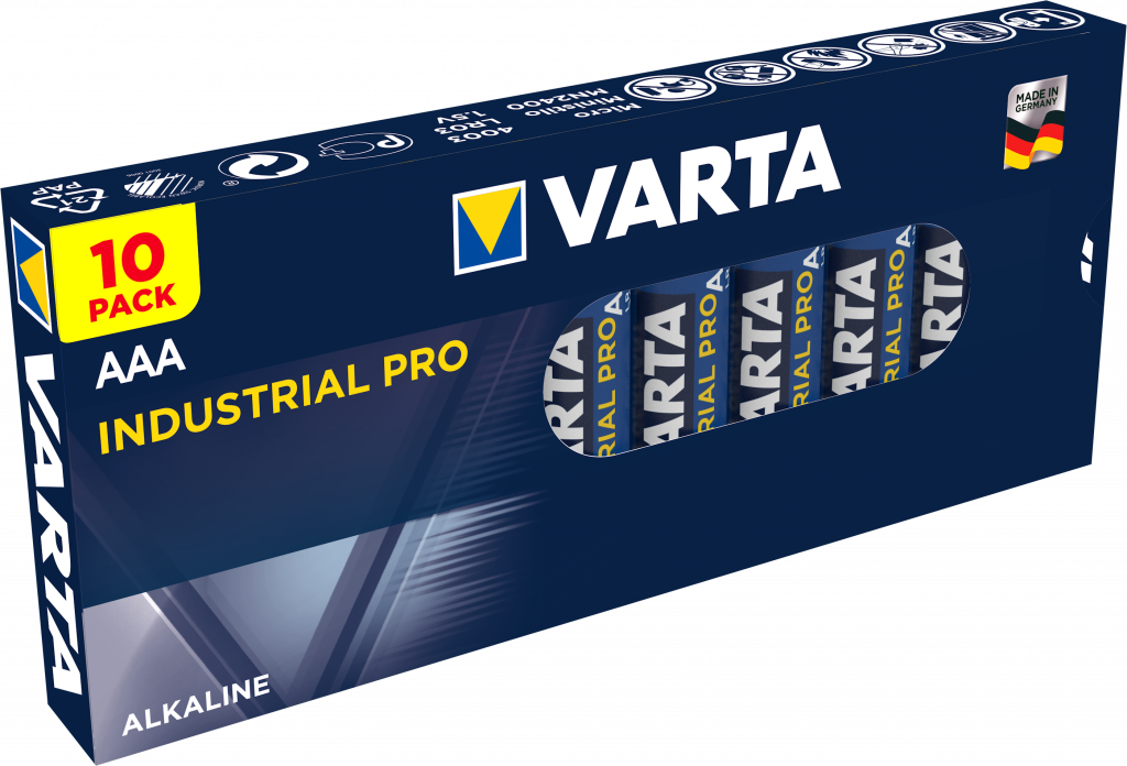 LR03 VARTA INDUSTRIAL 10ER Varta Alkali-Mangan Batterie 