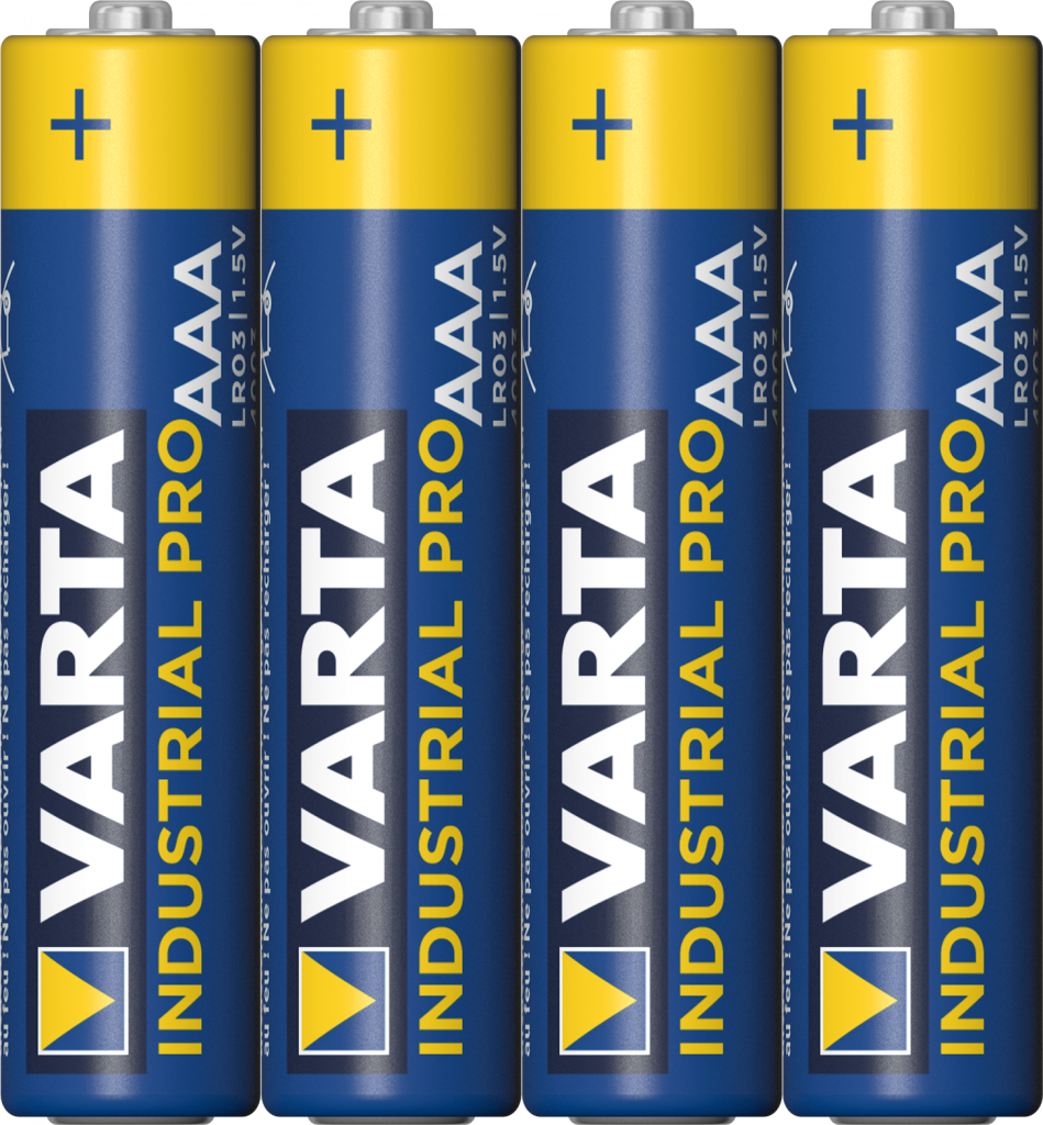 LR03 VARTA INDUSTRIAL/4P Varta Alkali-Mangan Batterie 