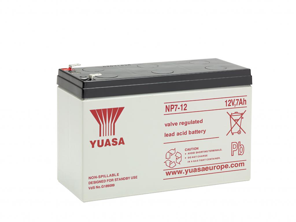 NP7-12 Yuasa maintenancefr. AGM Lead Battery 