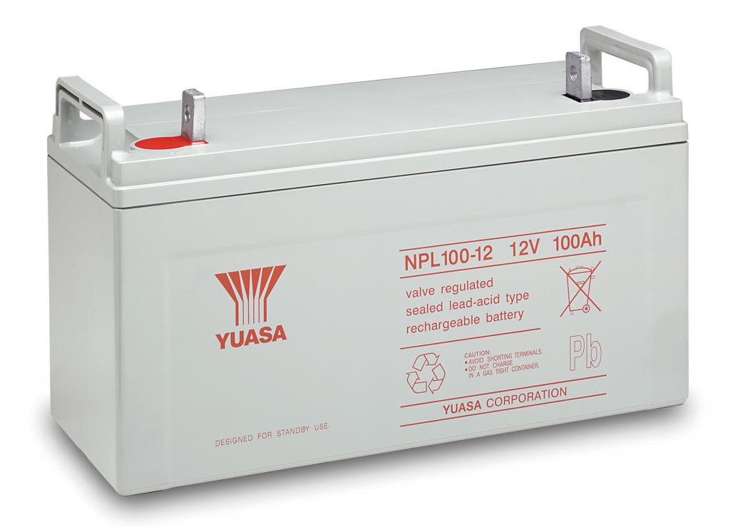 NPL100-12 Yuasa servicefr. AGM lead acid battery 