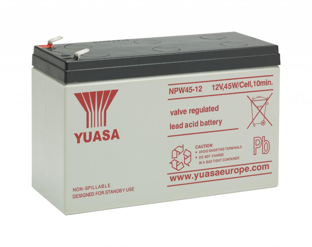 NPW45-12 Yuasa maintenancefr. AGM Lead Battery 