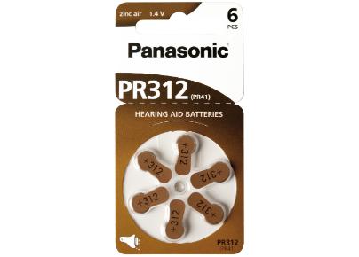 PR-312H Zink Luft Batterie 1,4V / 145mAh 