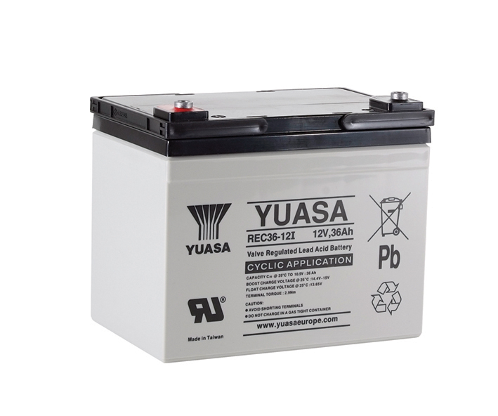 REC22-12B Yuasa serviceable AGM lead-acid battery 