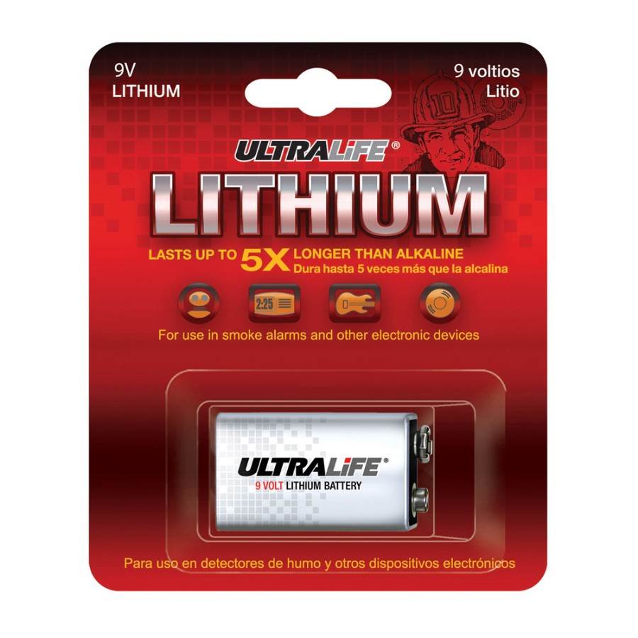 U9VL-JPBP Ultralife Lithium Manganese Dioxide Battery 