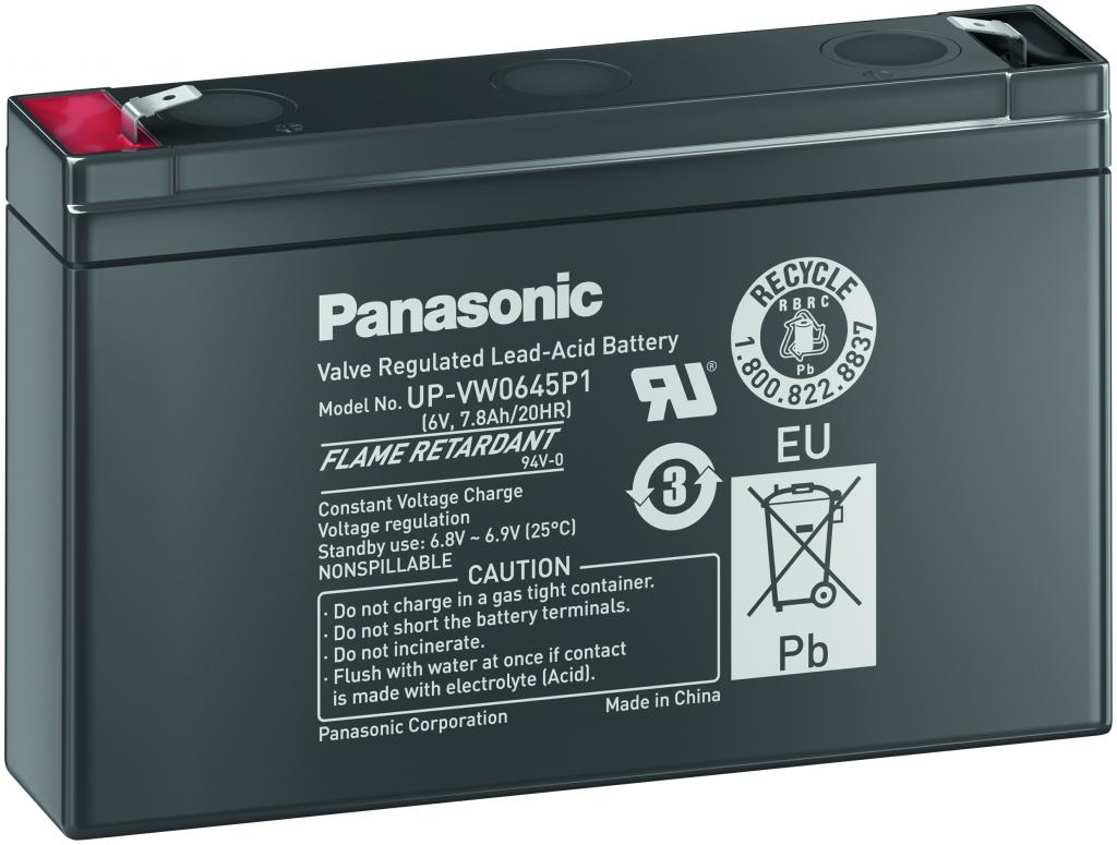 UP-VW0645P1 Panasonic wartungsfr. AGM Bleibatterie 