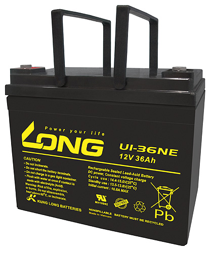 WP-U1-36NE-M Kung Long maintenancefr. AGM Lead Battery 