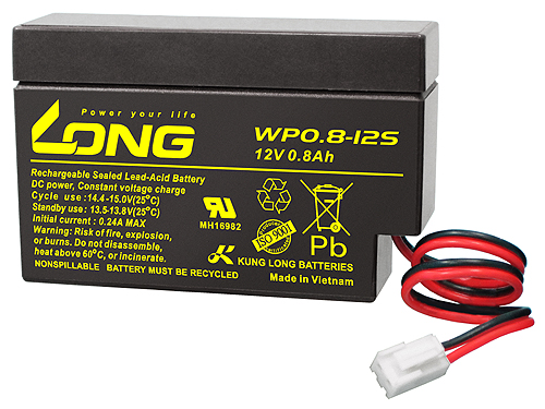 WP0.8-12S-M Kung Long maintenancefr. AGM lead acid battery 