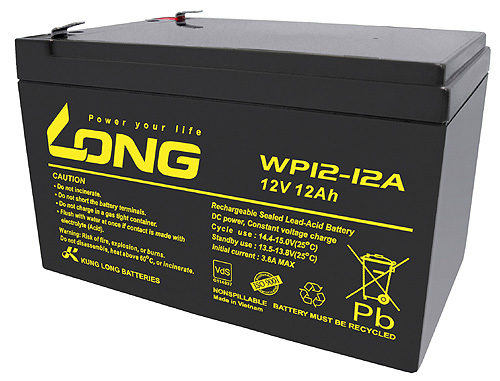 WP12-12A-M/F1 Kung Long servicefr. AGM lead acid battery 