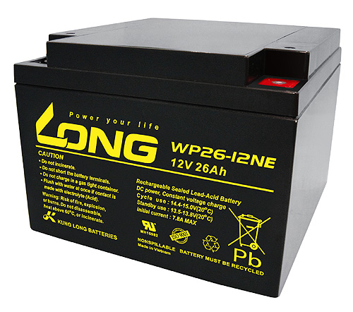 WP26-12NE-M Kung Long maintenancefr. AGM Lead Battery 