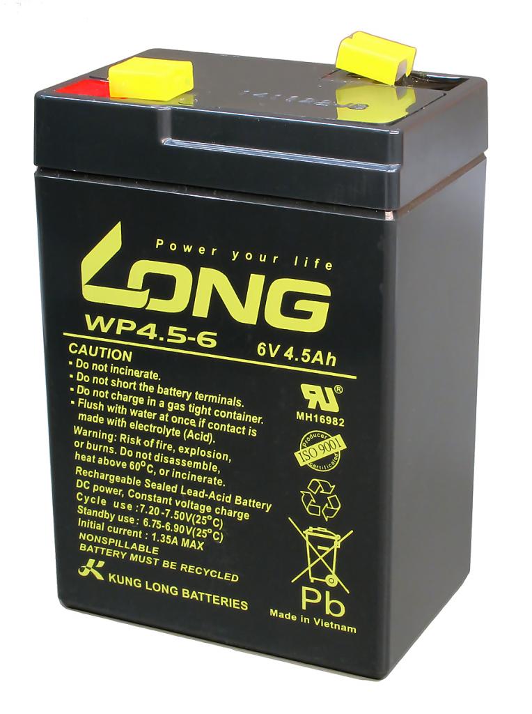 WP4.5-6-M/F1 Kung Long maintenance-free AGM lead battery 