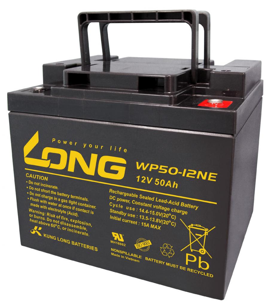 WP50-12NE-M Kung Long maintenancefr. AGM Lead Battery 