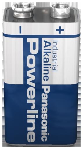 6LR61A/B Panasonic Alkali-Mangan Batterie 