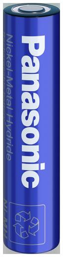 BK-60AAAHU Panasonic NiMH rechargeable battery 