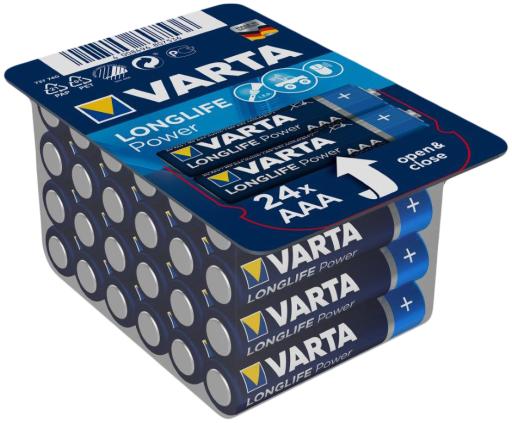 LR03 VARTA LONGLIFE POWER/24BP Varta Alkali-Mangan Batterie 