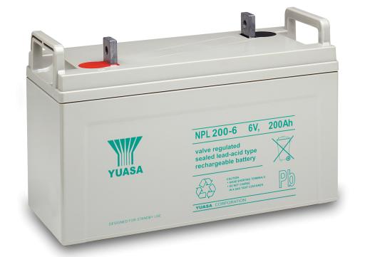 NPL200-6 Yuasa servicefr. AGM lead acid battery 