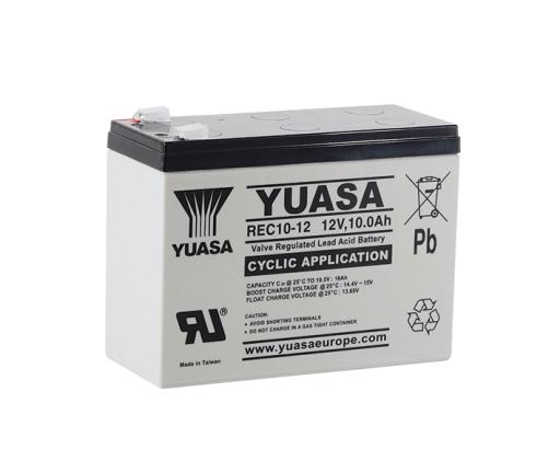 REC10-12 Yuasa servicefr. AGM lead acid battery 