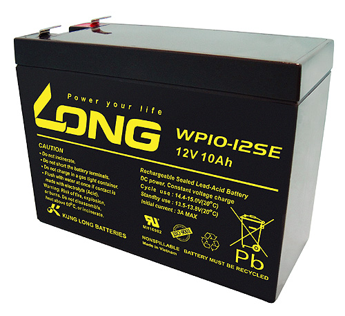 WP10-12SE-M/F2 Kung Long servicefr. AGM lead acid battery 