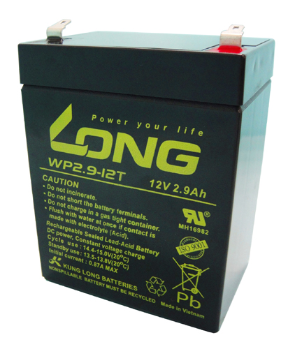 WP2.9-12T-M Kung Long wartungsfr. AGM Bleibatterie 