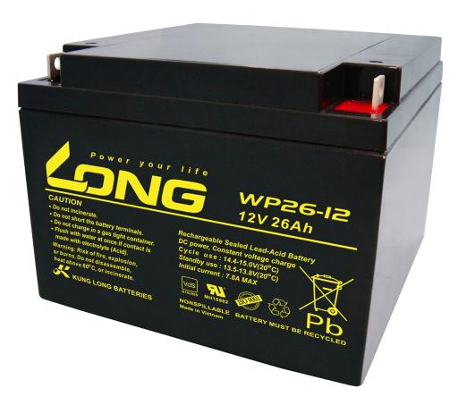 WP26-12-M Kung Long servicefr. AGM lead acid battery 