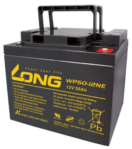 WP50-12NE-M Kung Long maintenance fr. AGM lead acid battery 